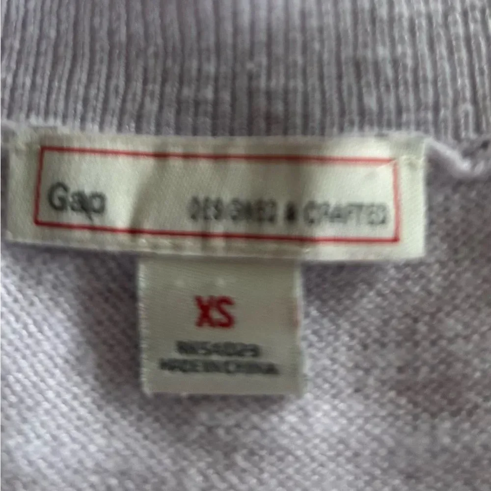 GAP Womens Lavender Slouchy Layering Button-Up Cardigan Sweater Size Extra Small